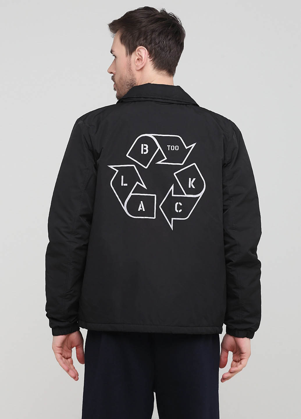 Чорна демісезонна куртка Back to Black