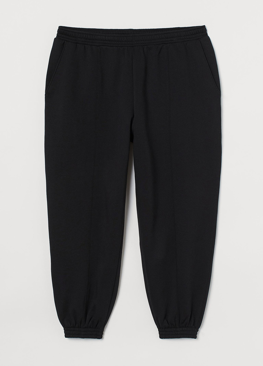 Черные спортивные, кэжуал демисезонные джоггеры брюки H&M