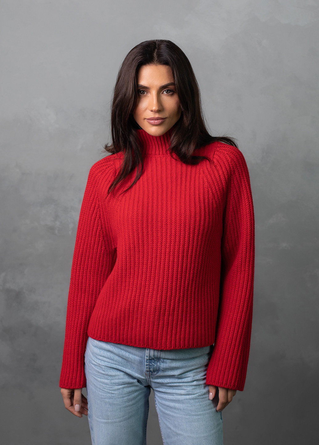 Красный свитер женский Viviami