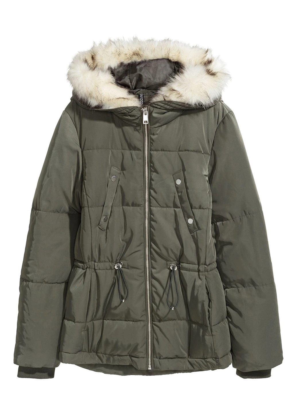 Оливкова (хакі) демісезонна куртка H&M