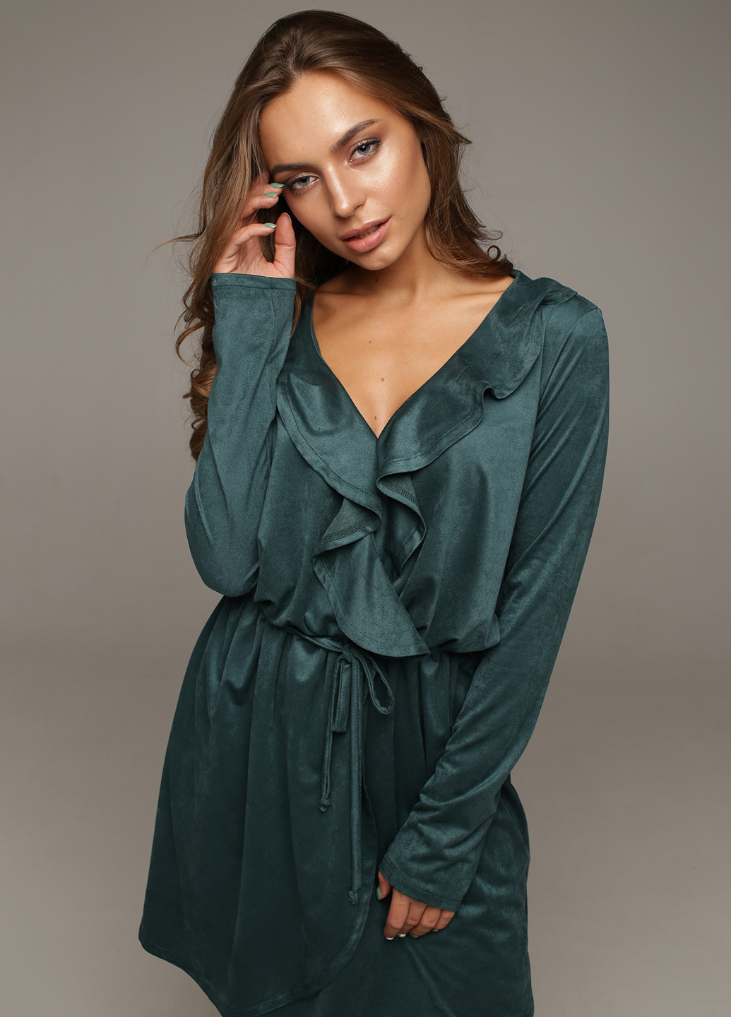 Зеленое кэжуал платье Lavana Fashion