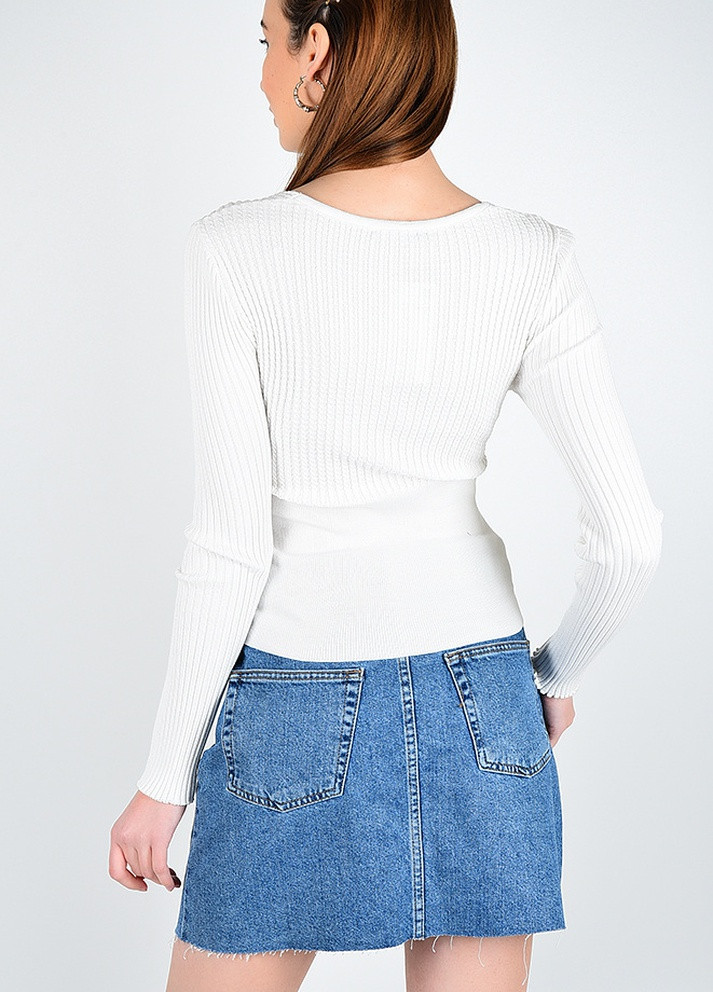 Білий демісезонний светр жіночий білий розмір 44 AAA