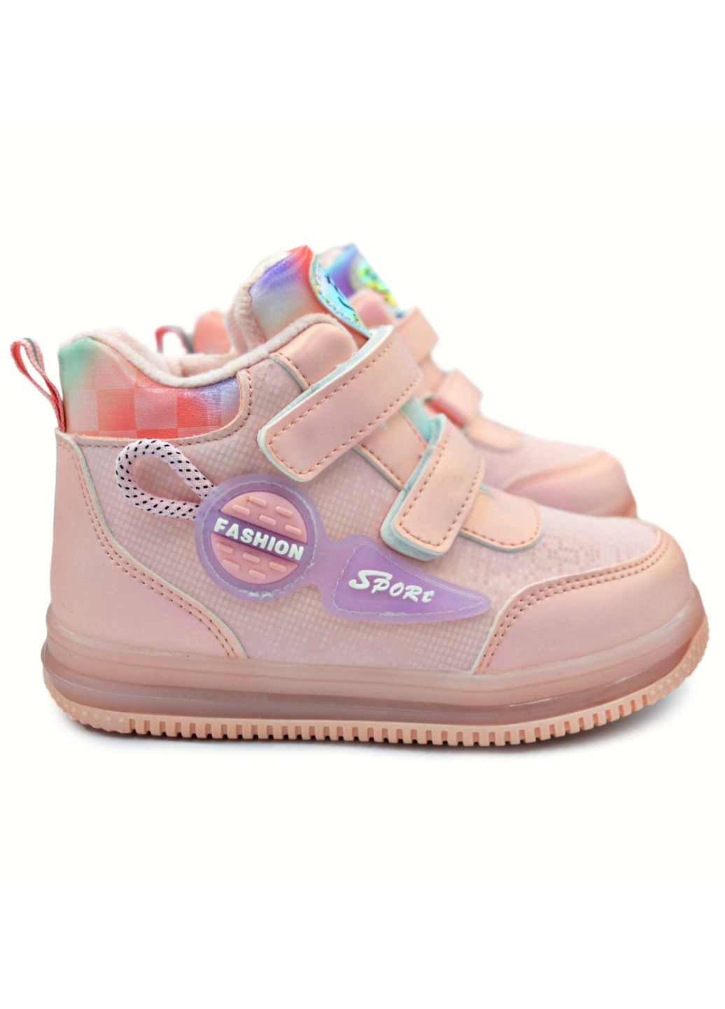 Розовые кэжуал осенние демисезонная обувь для девочки, ботинки, сапожки,, р.21-26 Том.М