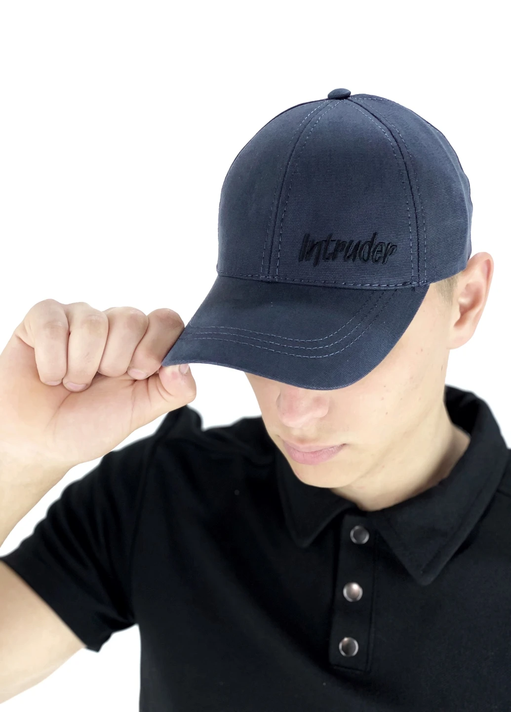Кепка small logo серая One size Intruder (208673507)