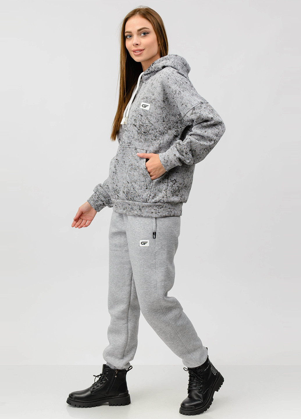 Костюм (худи, штани) Go Fitness (251294939)