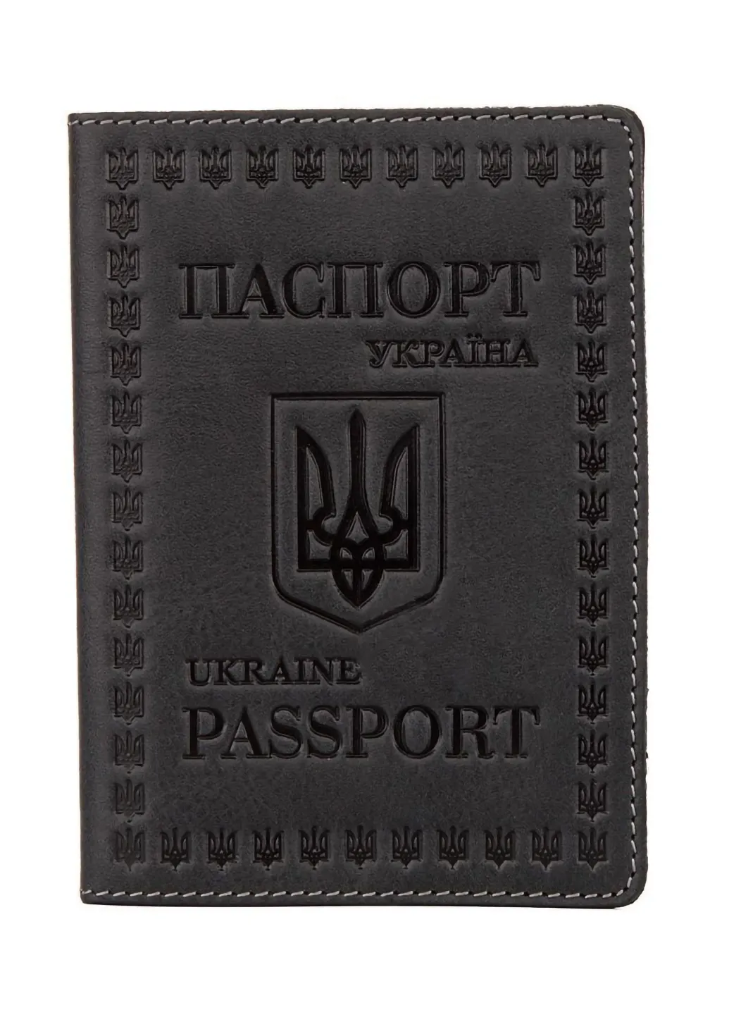 Шкіряна обкладинка на паспорт 9.5х13.5х1 см Shvigel (253490979)