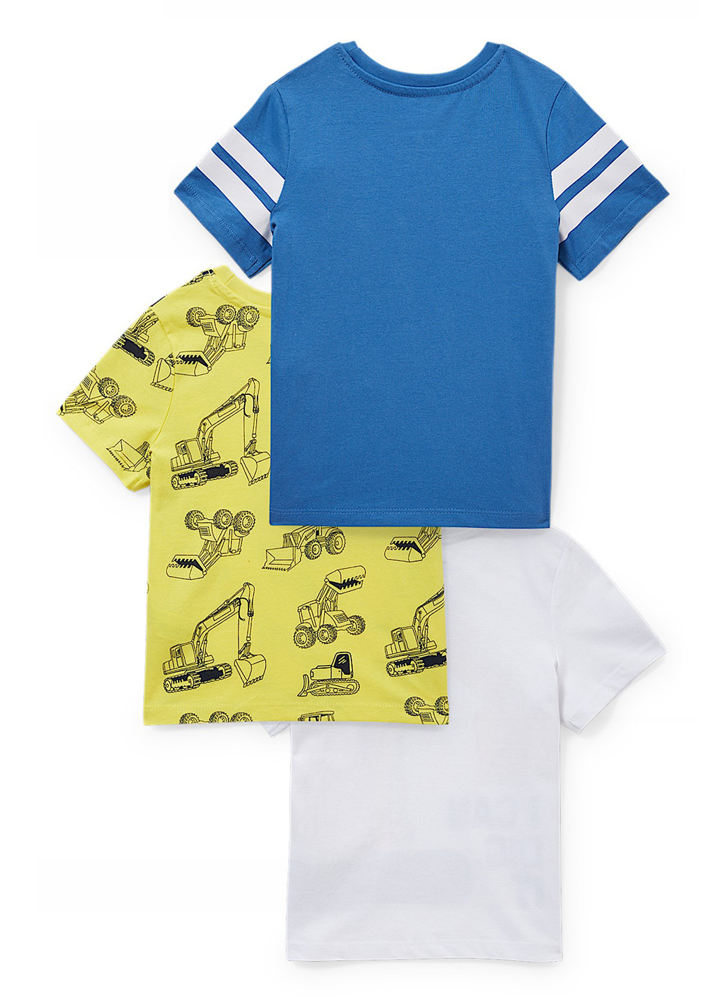 Комбінована літня футболка (3 шт.) C&A