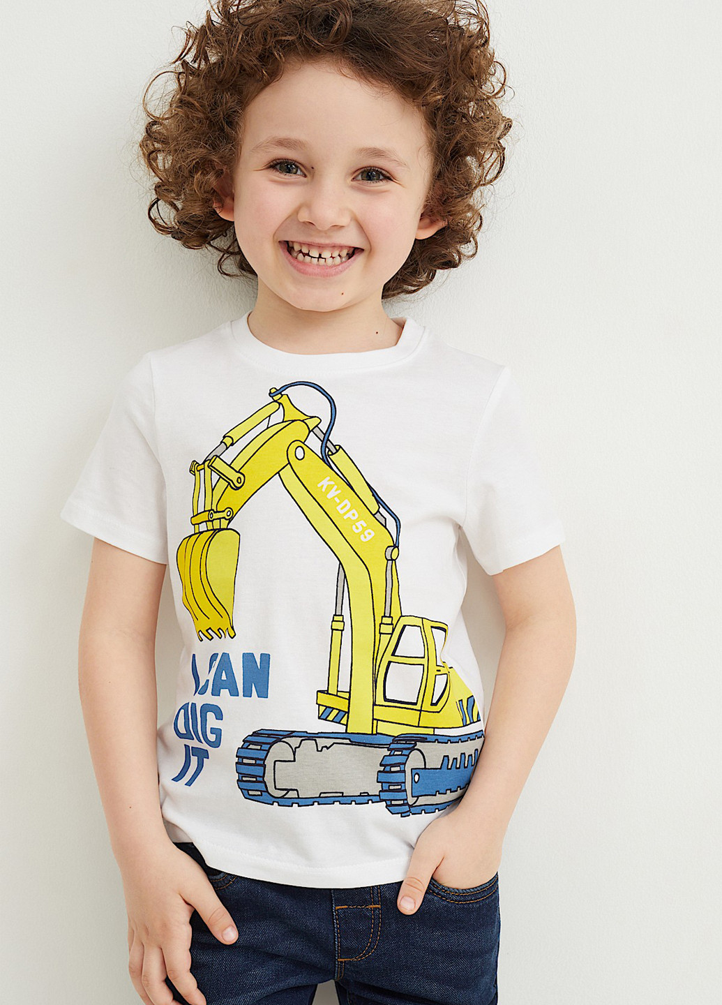 Комбінована літня футболка (3 шт.) C&A