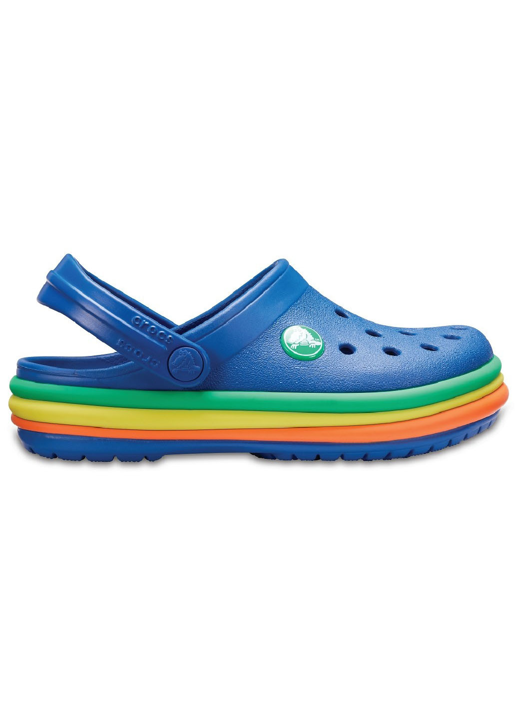 Темно-синие детские сабо Crocs