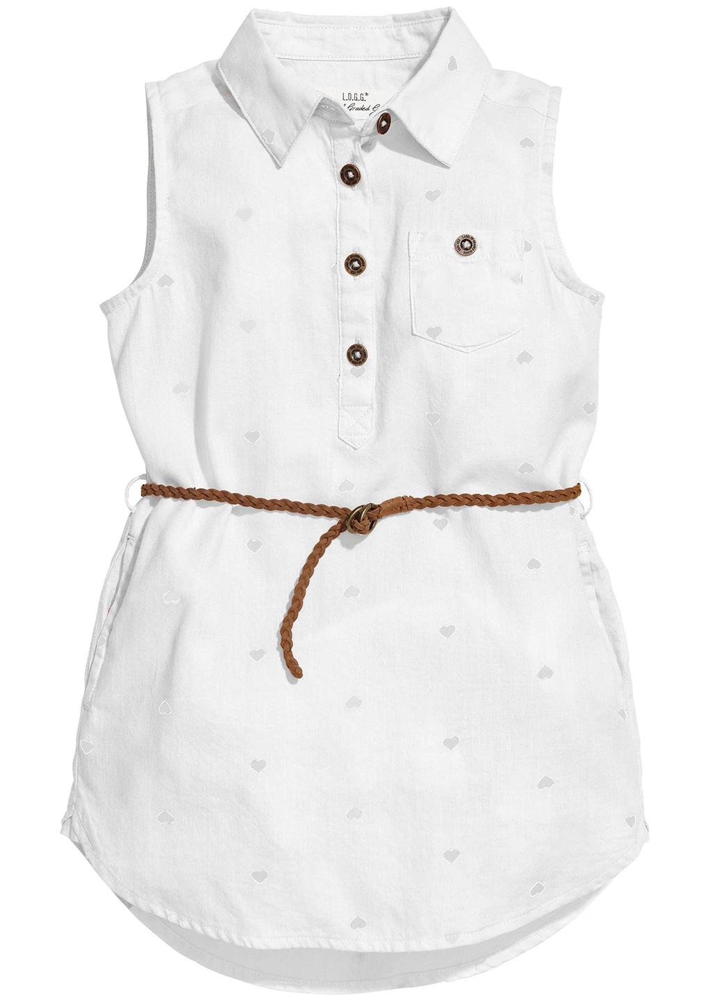Молочное платье H&M (151830546)
