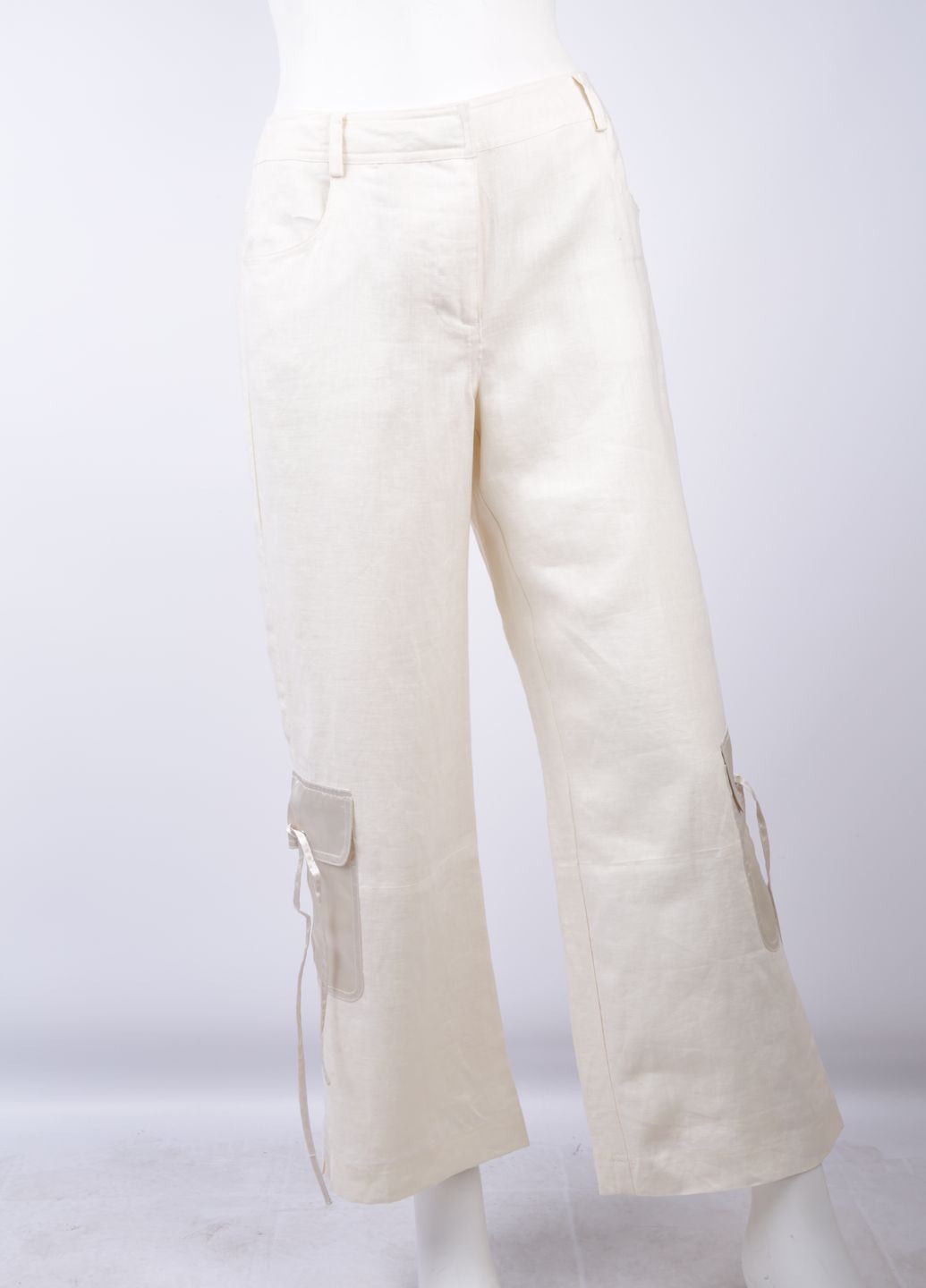 Молочные кэжуал летние прямые брюки Willi Smith