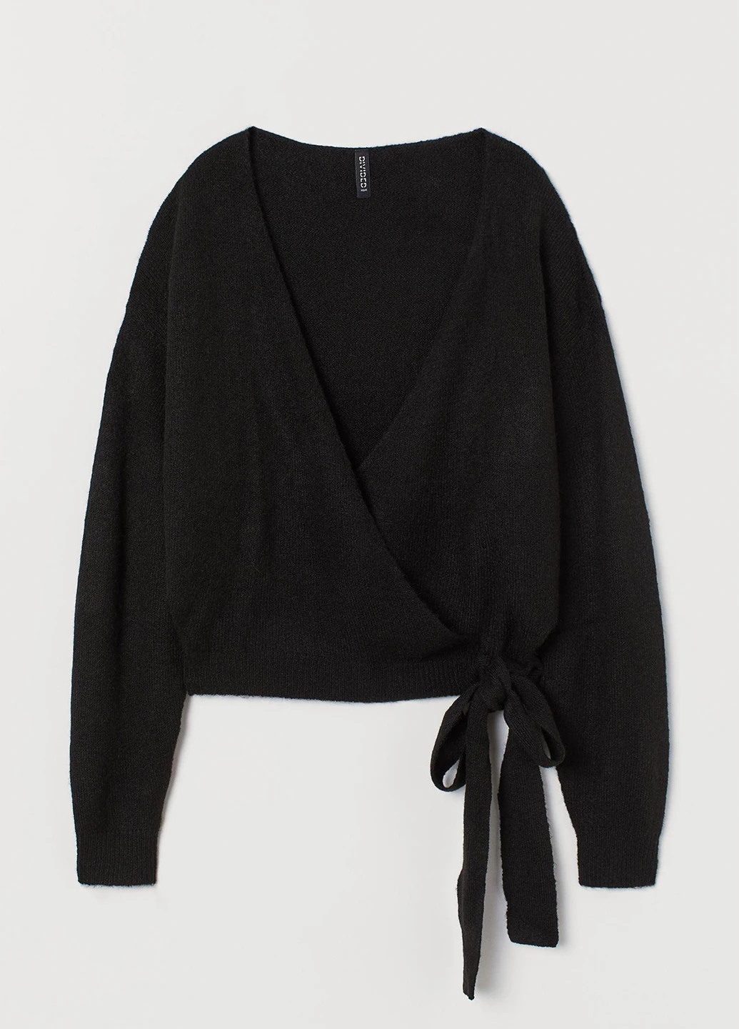 Черный демисезонный кардиган H&M