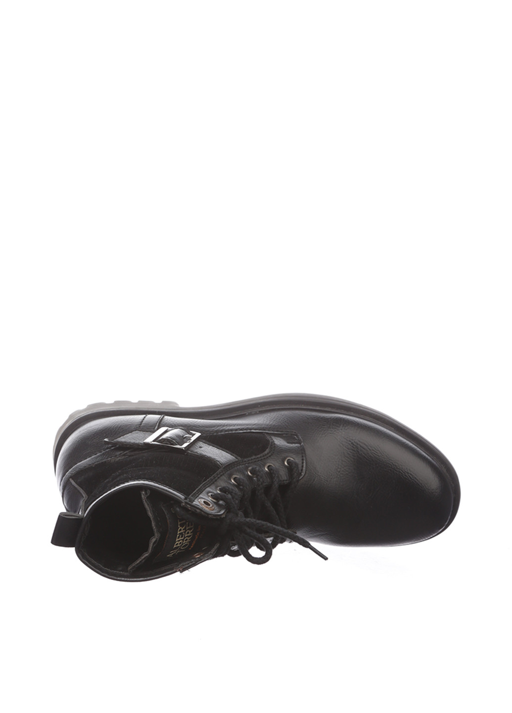 Черные осенние ботинки берцы Alberto Torresi