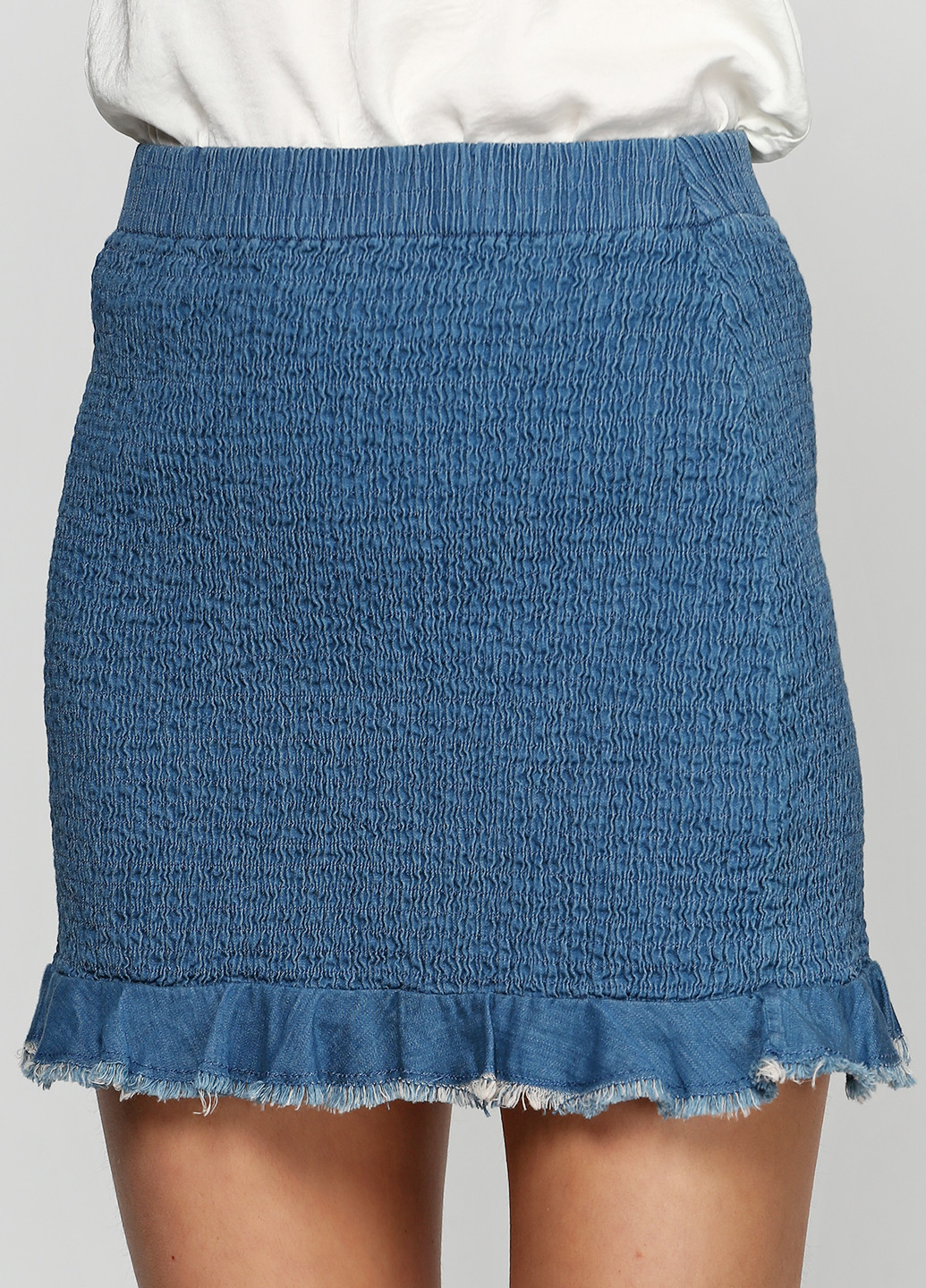 Синяя кэжуал однотонная юбка & Other Stories мини
