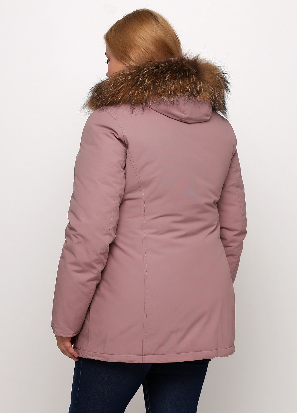 Темно-розовая демисезонная куртка Glam Collection