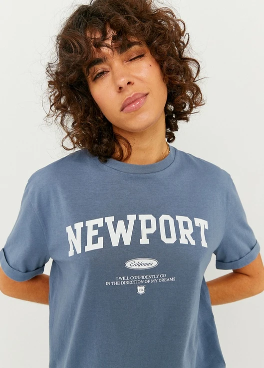 Футболка Tally Weijl Printed T-Shirts - KNIT T-SHIRT - (229436185)