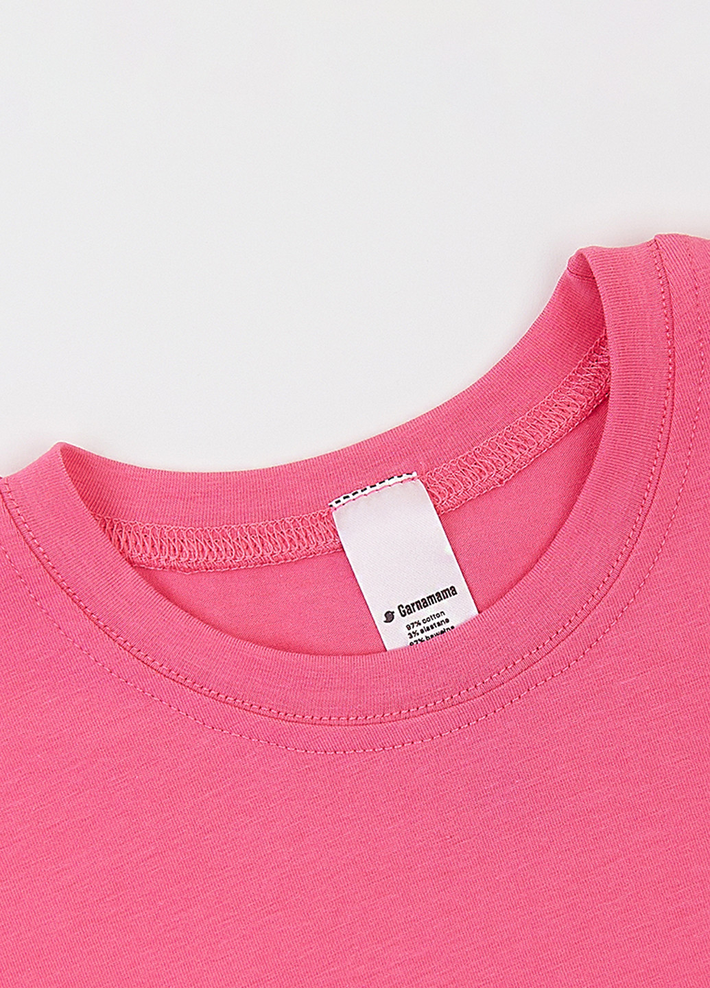 Рожева літня футболка Garnamama