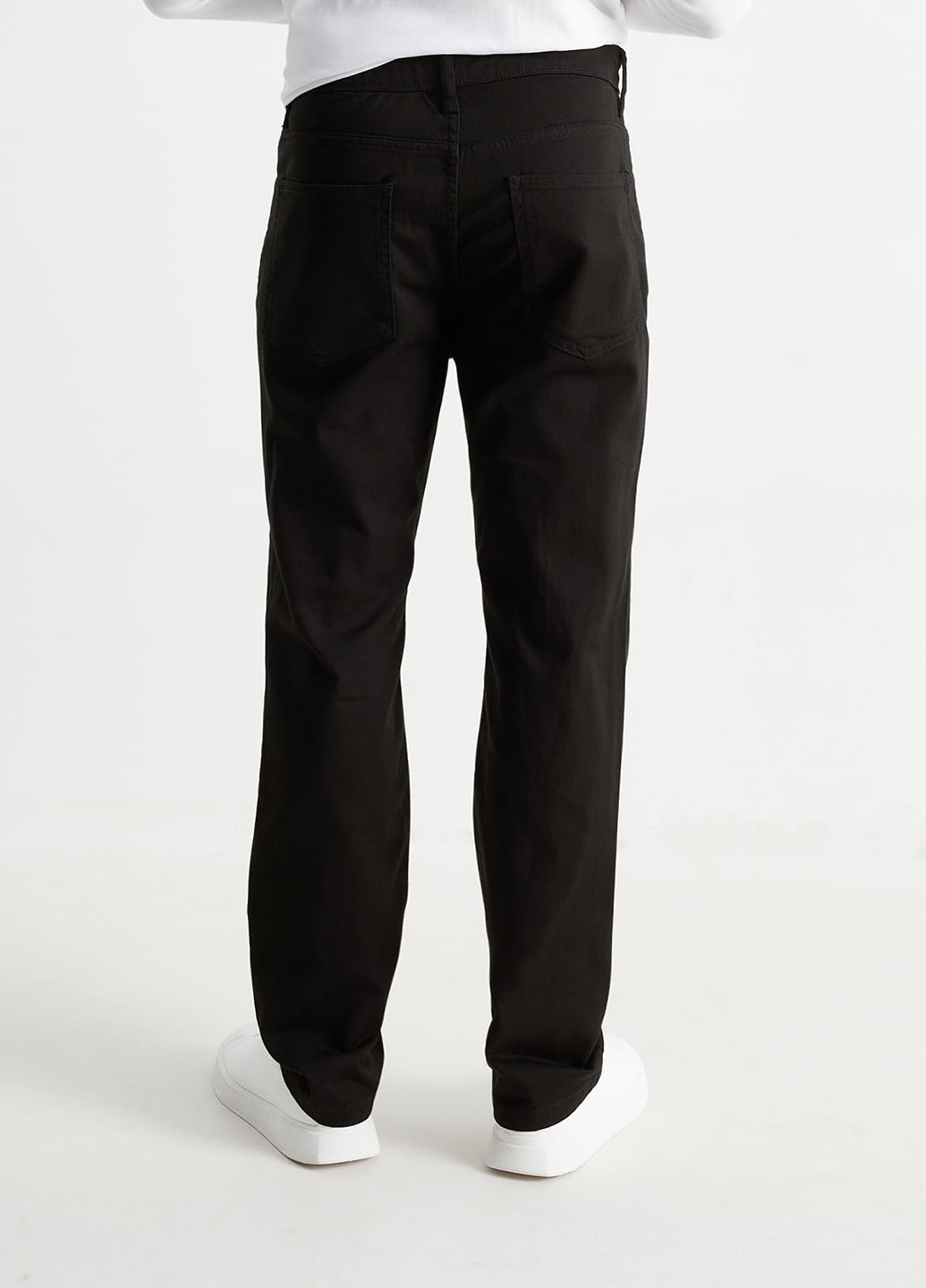 Черные демисезонные прямые джинсы C&A