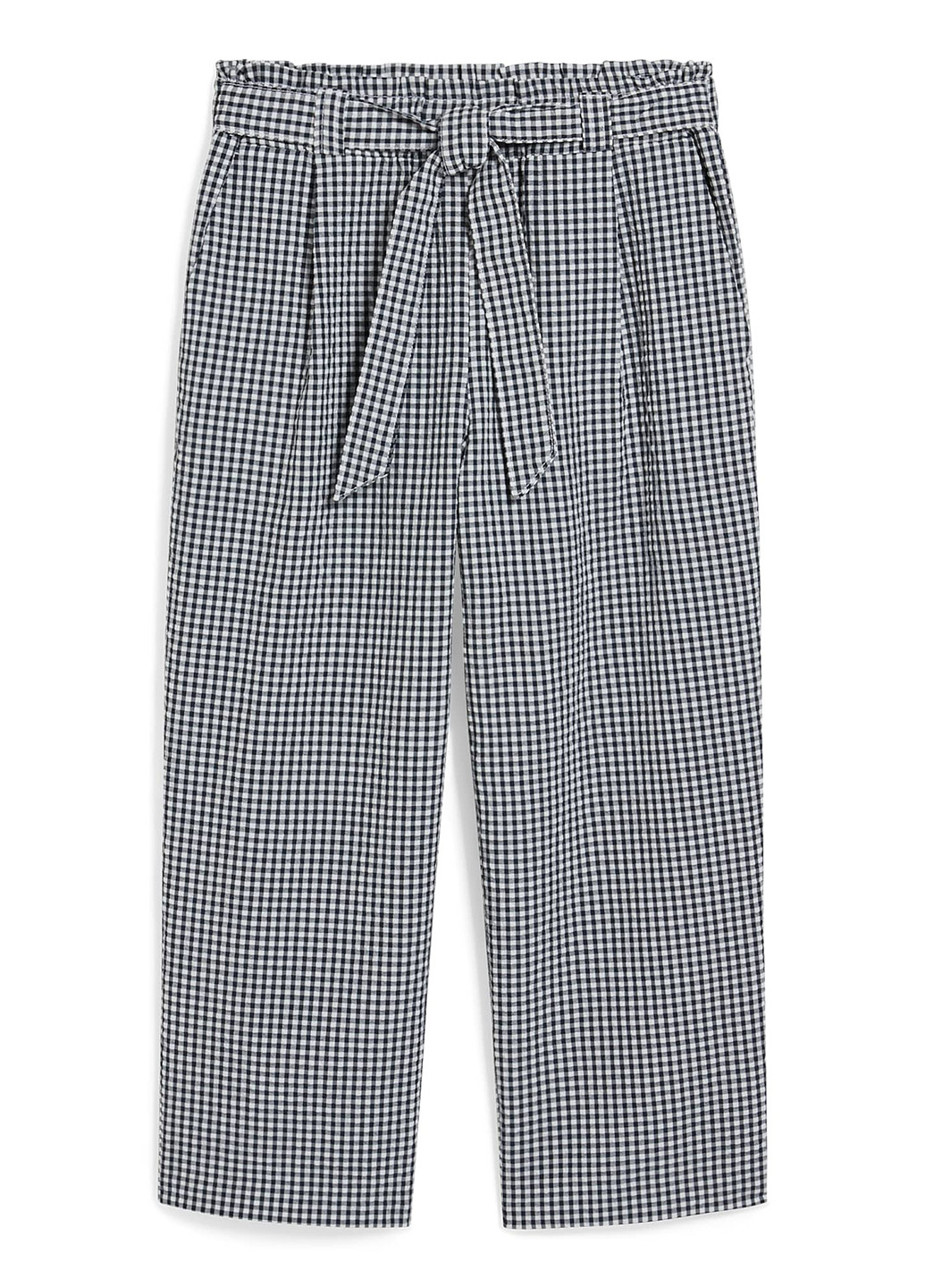 Черно-белые кэжуал летние кюлоты брюки C&A