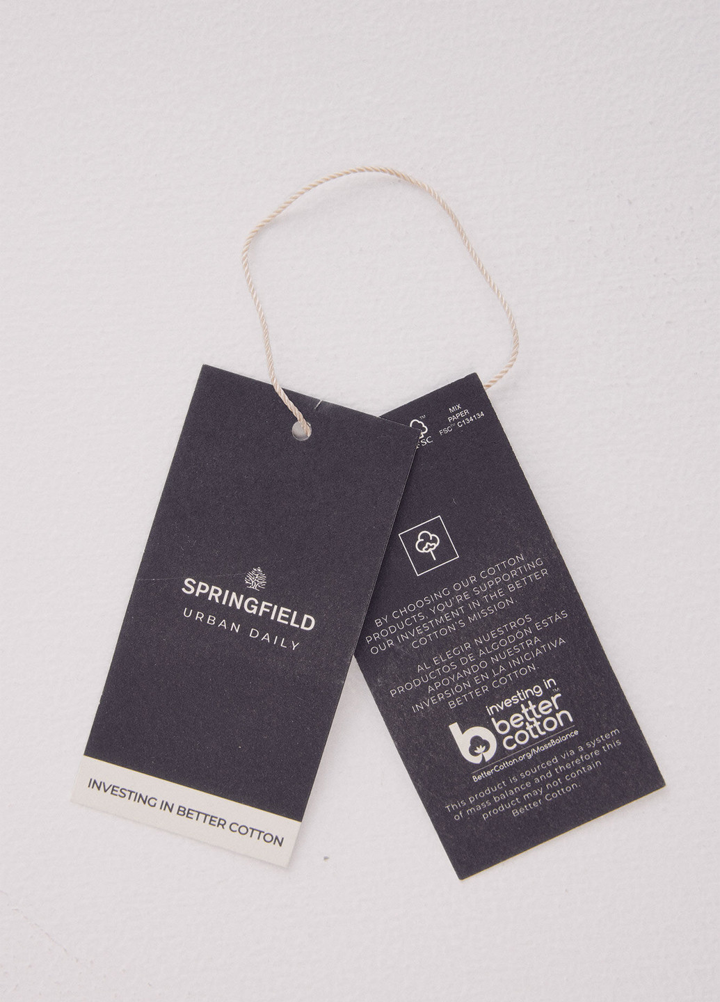 Бежевые кэжуал демисезонные чиносы брюки Springfield