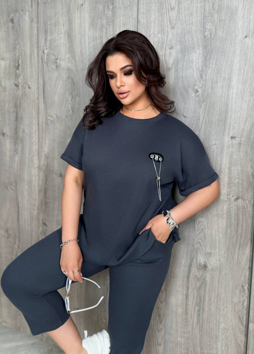 Костюм (футболка, бриджи) Fashion (337578448)