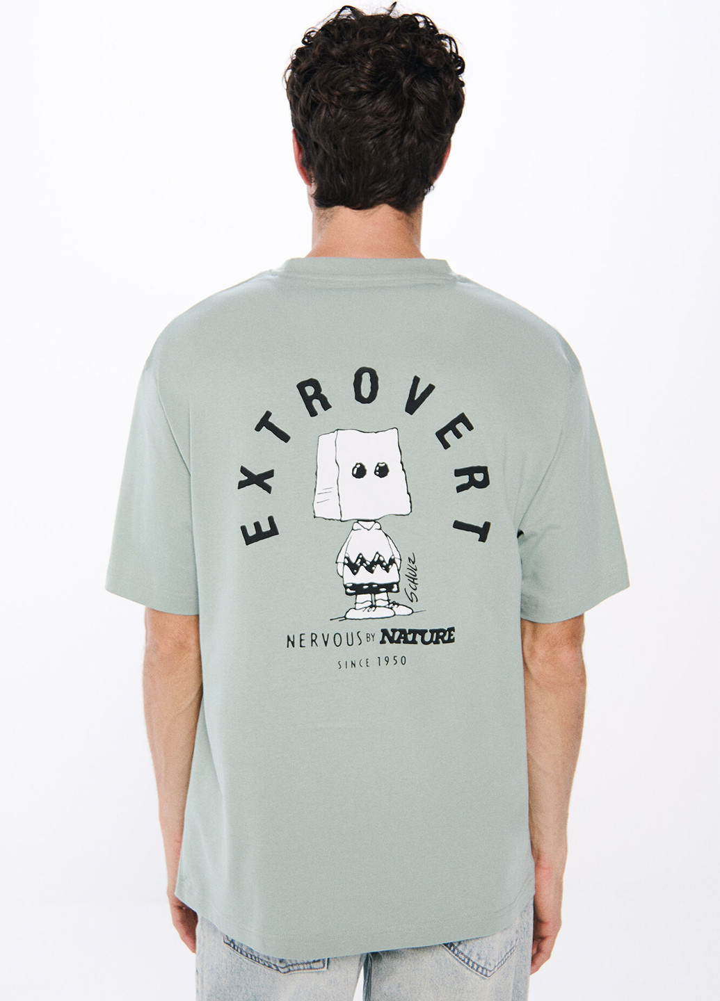 Сіро-зелена футболка Springfield