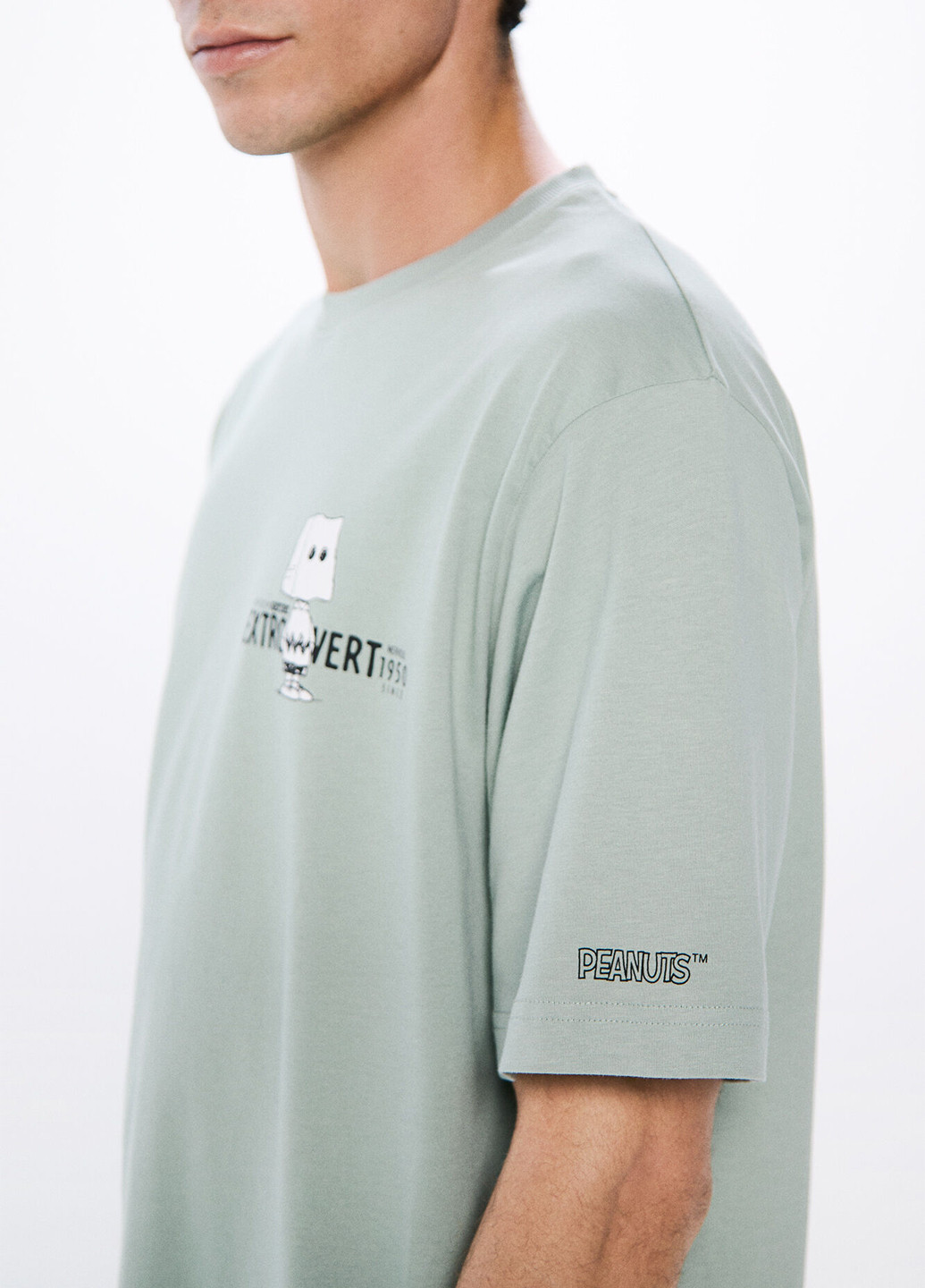 Сіро-зелена футболка Springfield