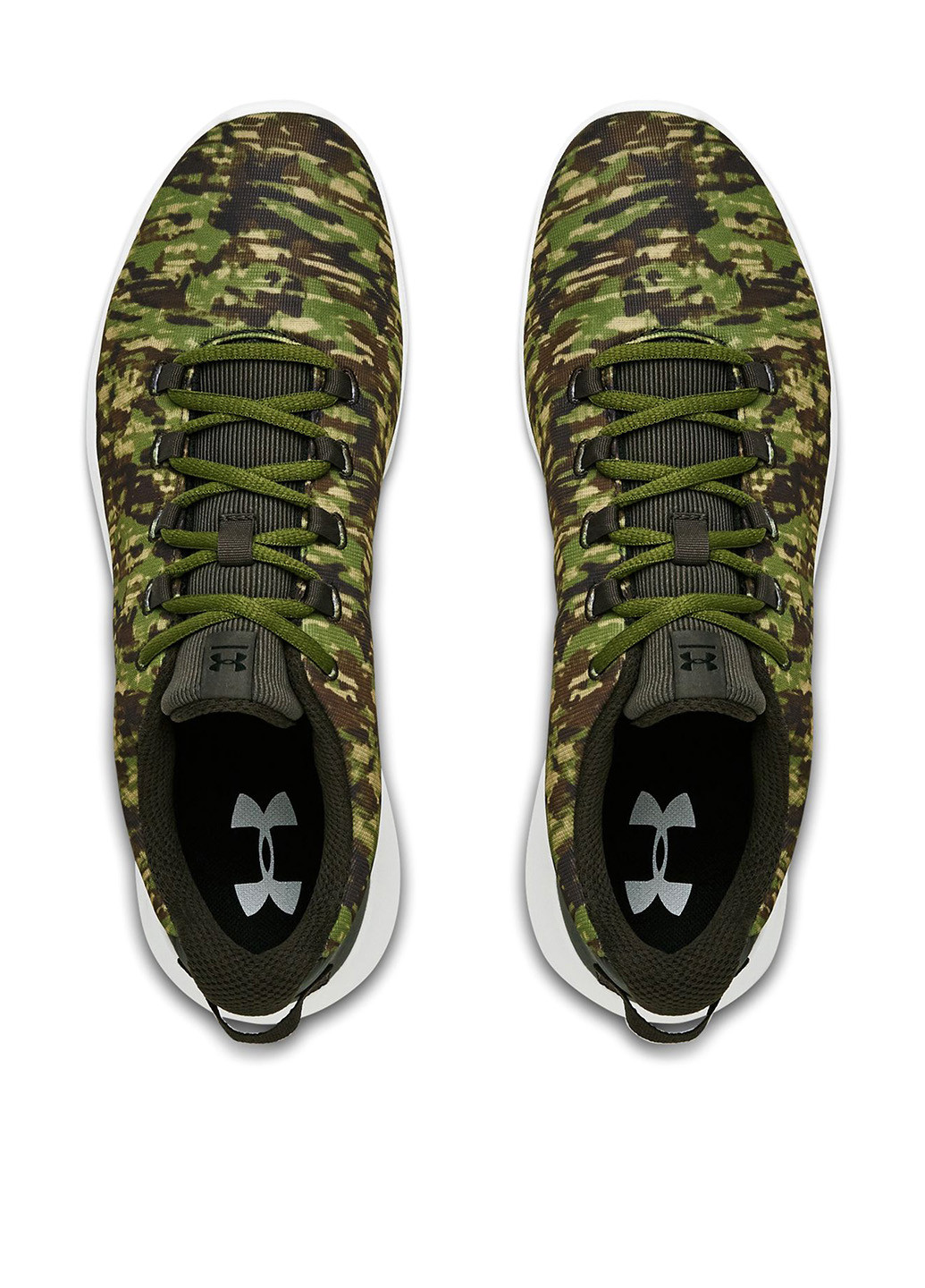 Оливковые (хаки) демисезонные кроссовки Under Armour