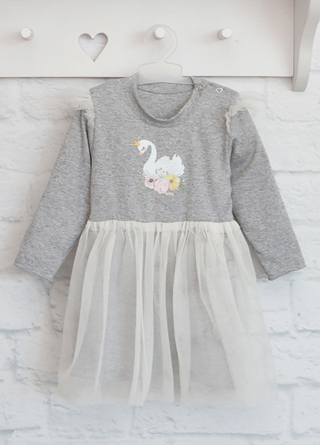 Серое платье Blanka (257716062)