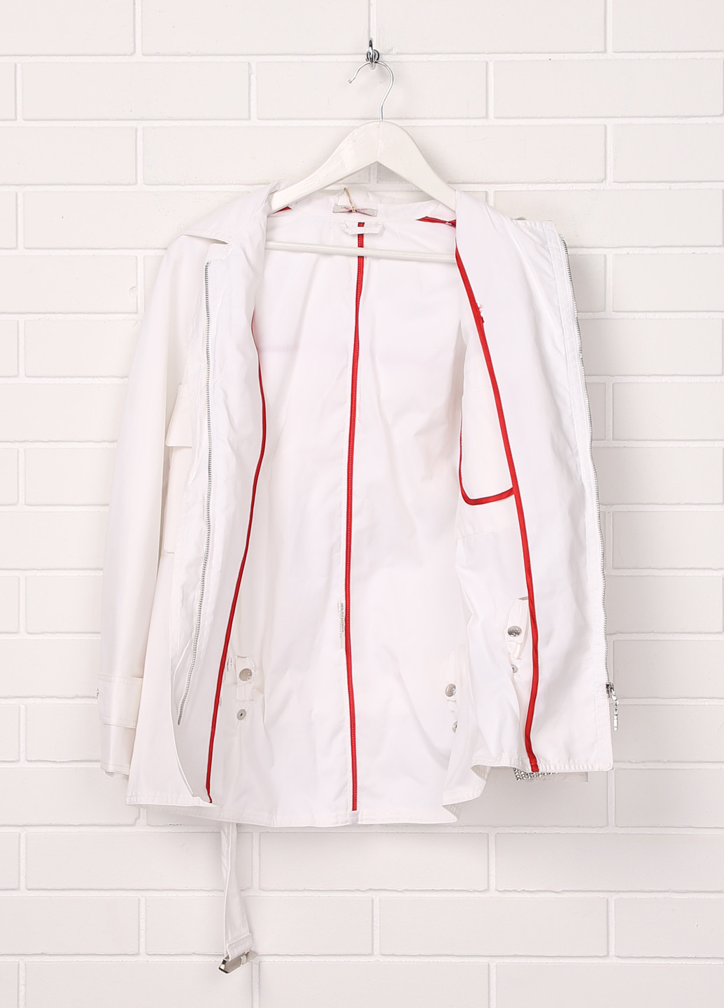 Белая демисезонная куртка Laura Biagiotti