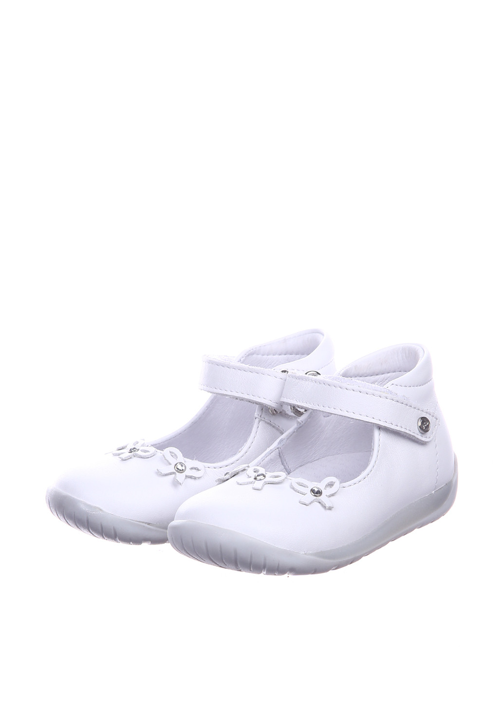 Белые туфли без каблука Falcotto