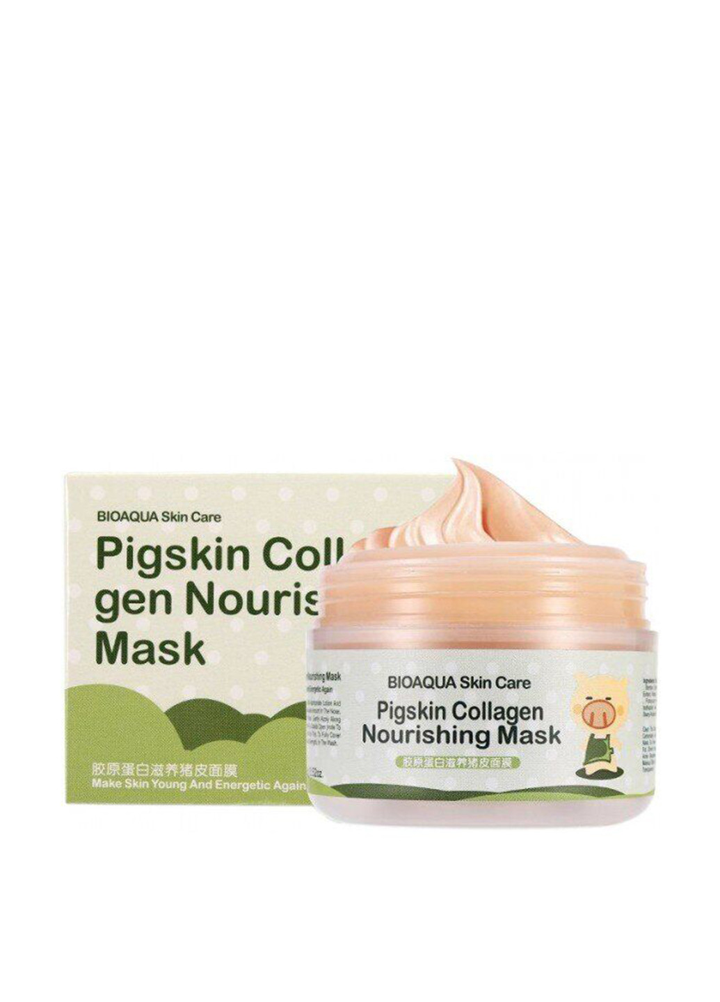 Поживна маска Pigskin Collagen Nourishing Mask, 100 г Bioaqua (186373336)