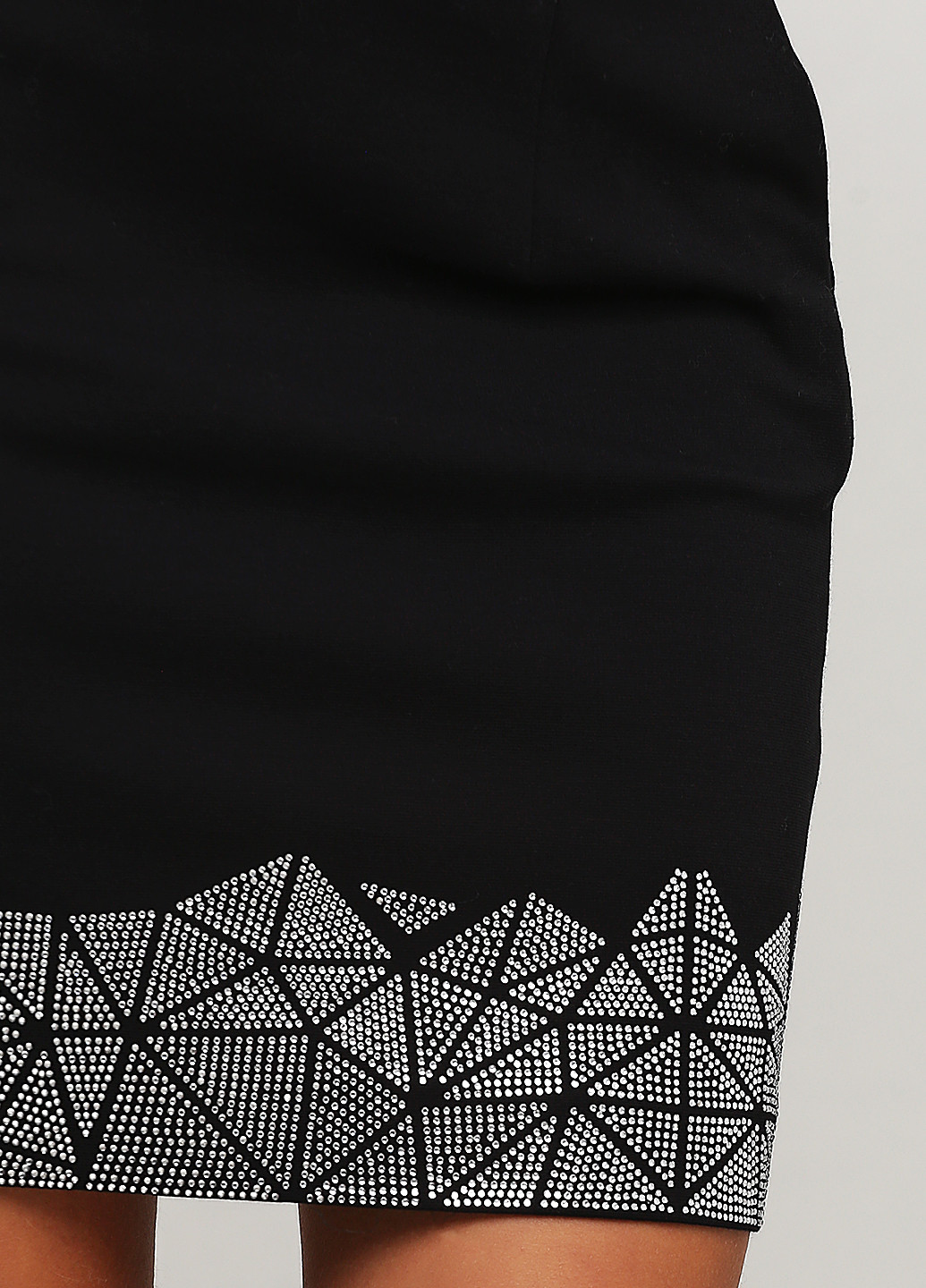 Черная кэжуал с абстрактным узором юбка Frankie Morello карандаш