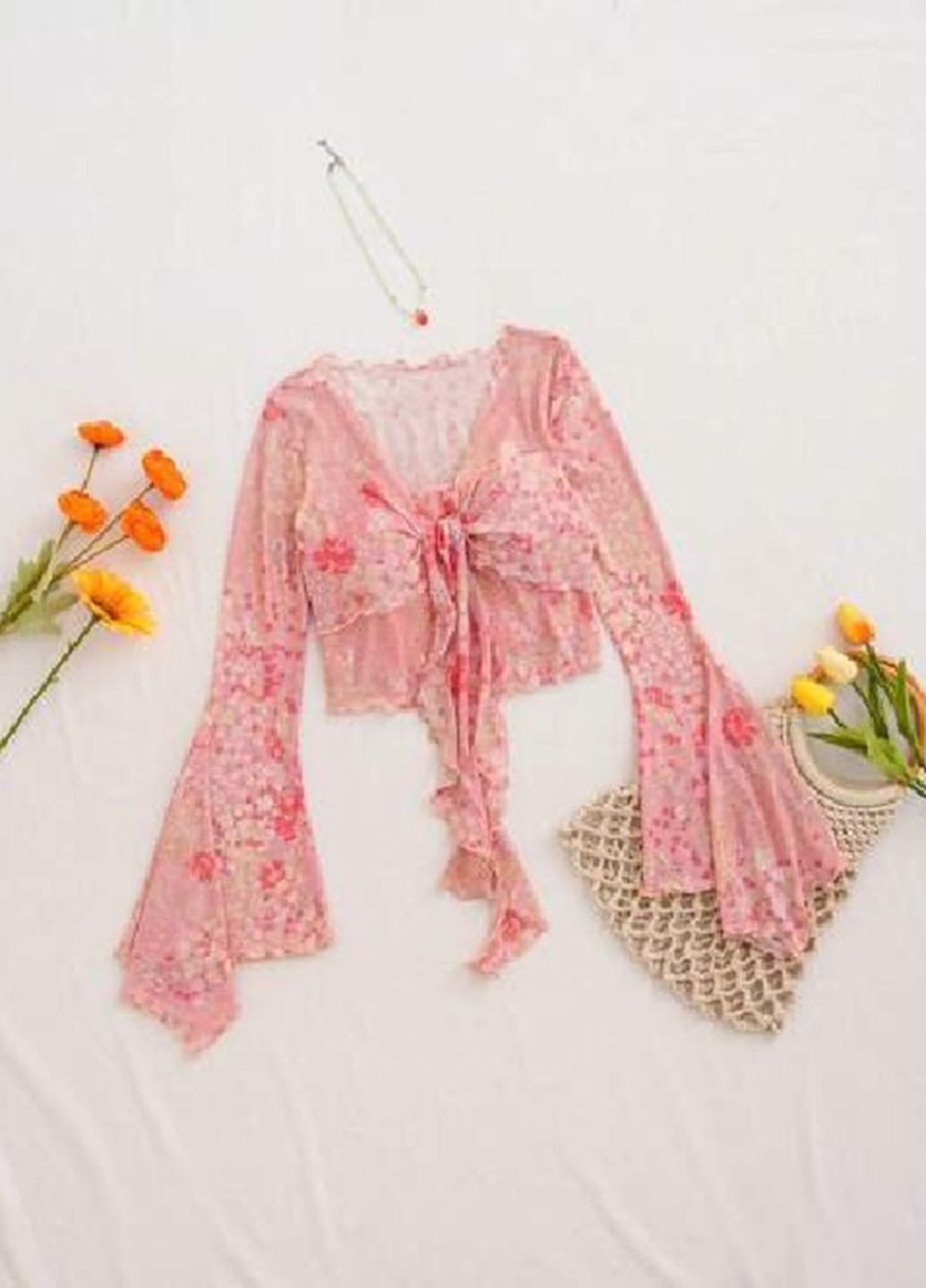 Розовая блуза SHEIN