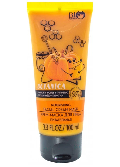 Крем-маска для лица Botanica Pumpkin Honey Turmeric Nourishing Facial Cream Mask BIO World (250116736)