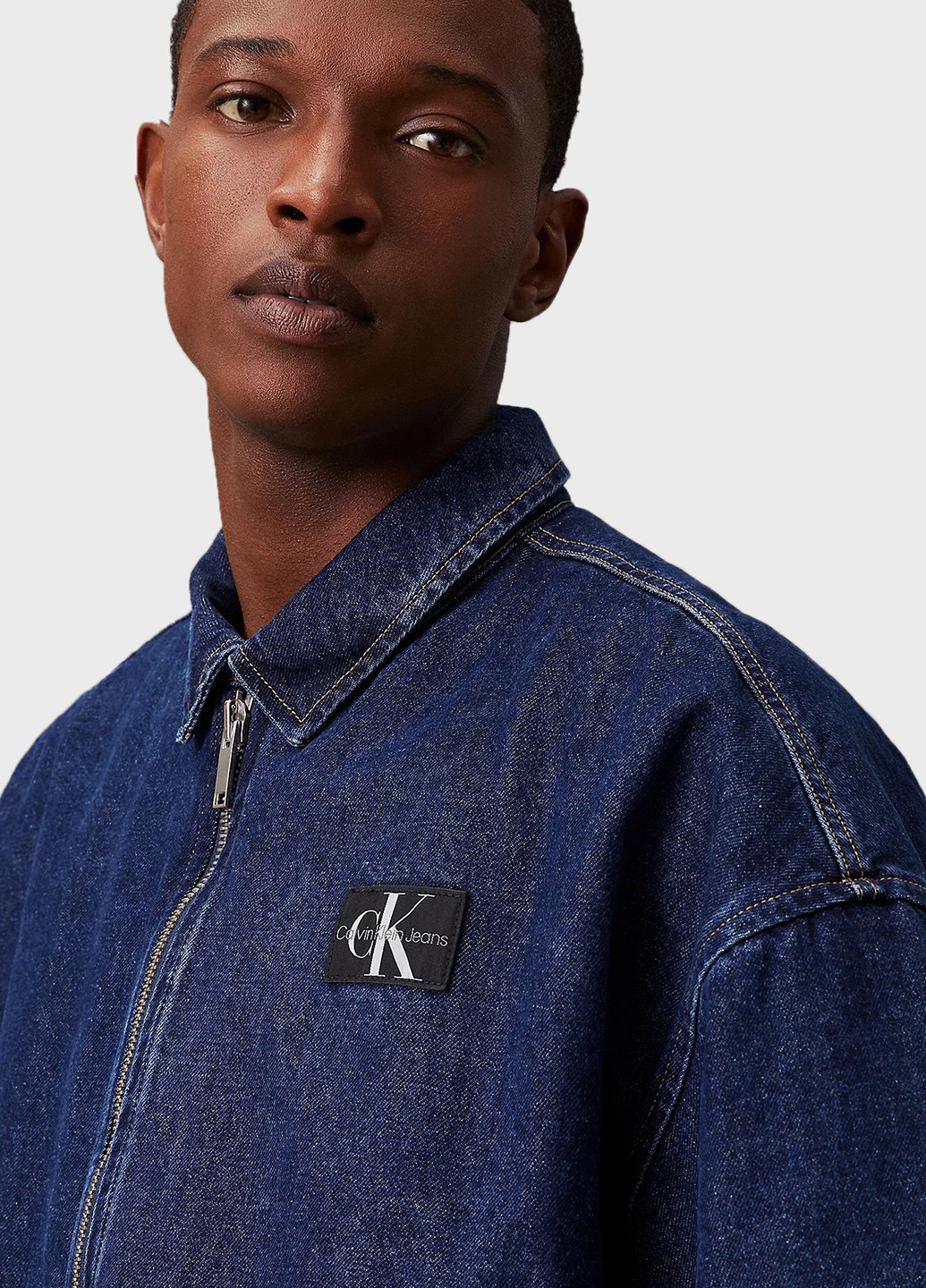 Синя демісезонна куртка Calvin Klein Jeans