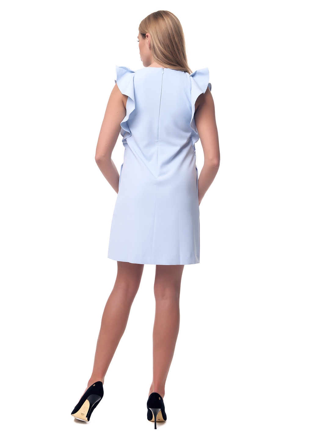 Світло-блакитна кежуал сукня Arefeva однотонна