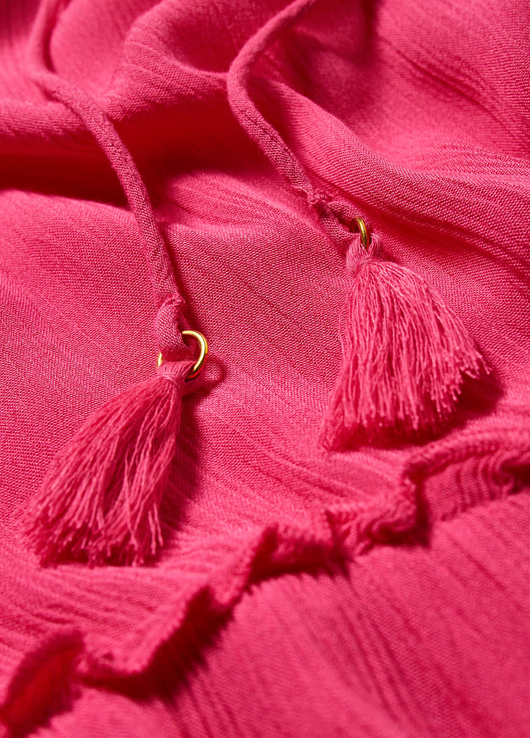 Малиновое кэжуал платье а-силуэт C&A однотонное