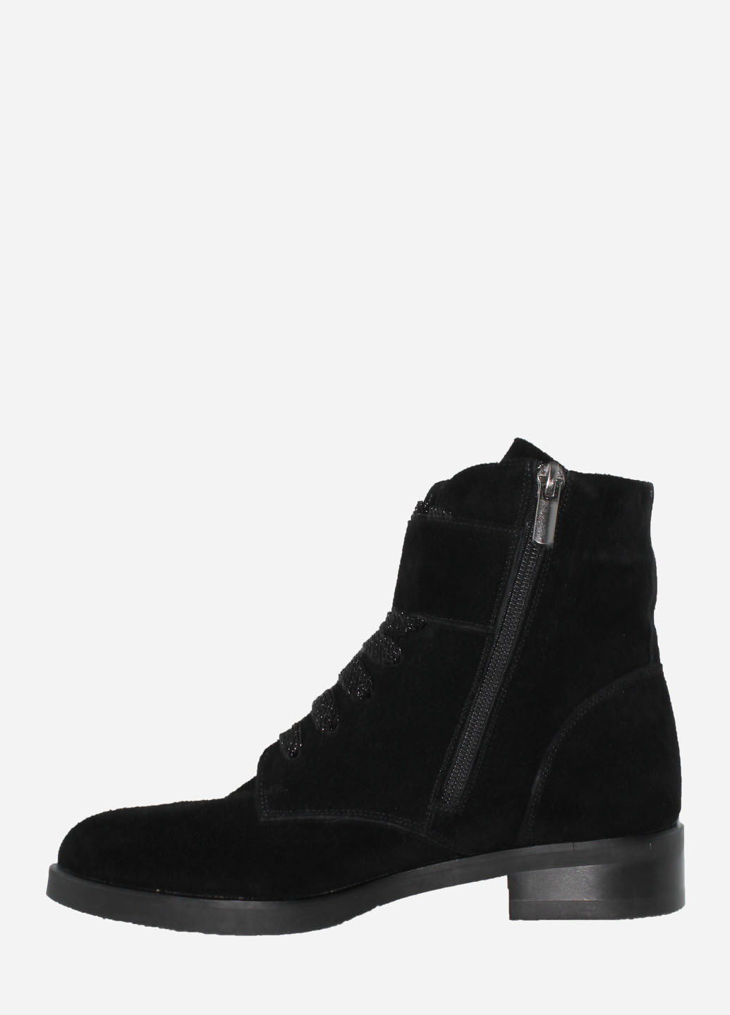 Зимние ботинки re2471-1-11 черный El passo из натуральной замши