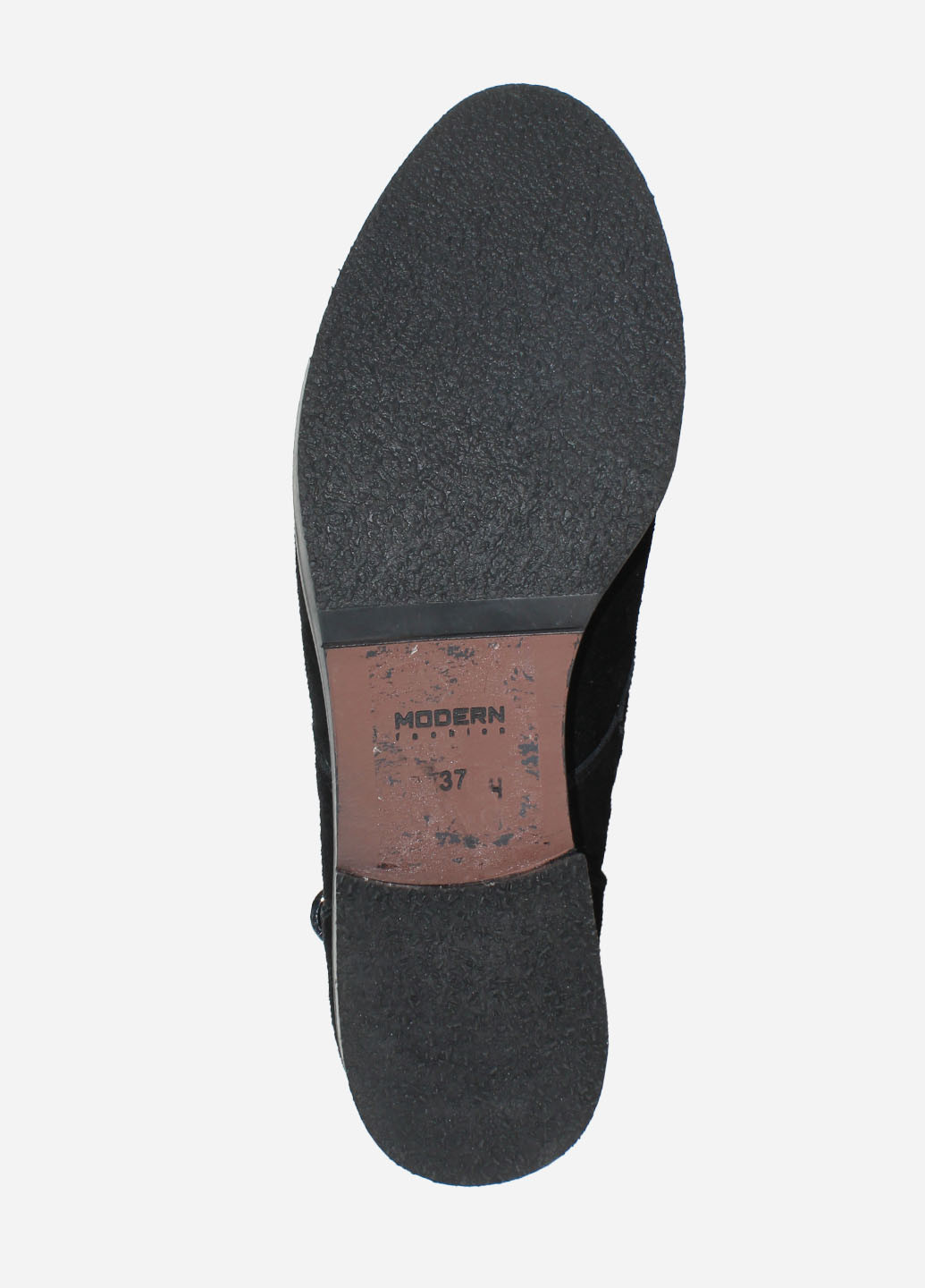 Зимние ботинки re2471-1-11 черный El passo из натуральной замши