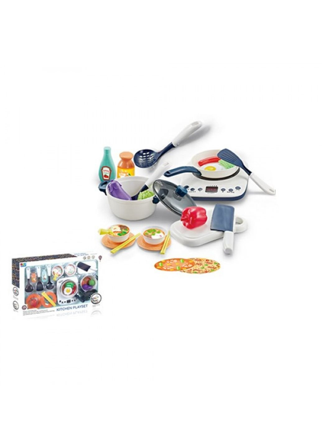 Дитячий кухонний набір посуду 16858 26 предметів No Brand (253624471)