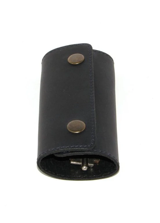Подарочный набор №11 (ключница + обложка на права, ID паспорт) синий DNK Leather (253933681)