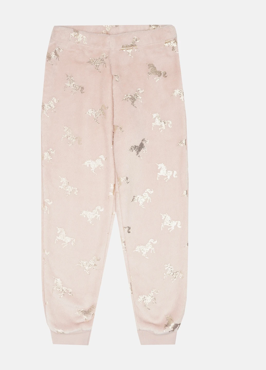 Розовые домашние демисезонные брюки H&M