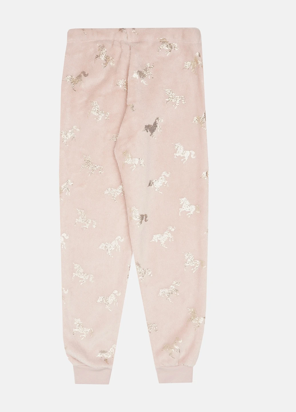 Розовые домашние демисезонные брюки H&M