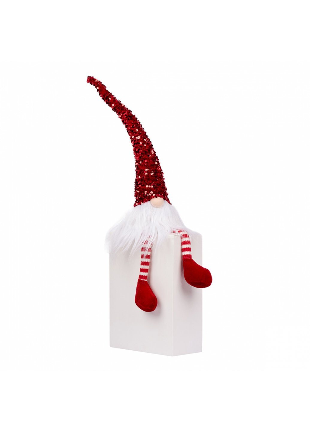 Украшение декоративное Novogod`ko Гном, красные пайетки, 56 см, LED (973733) Power (254593414)