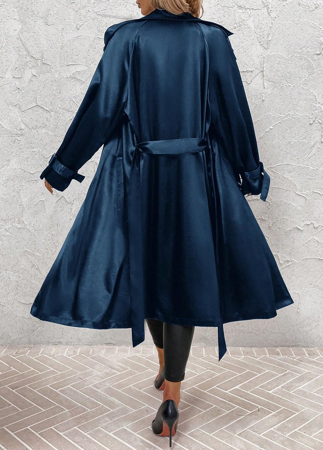 Плащ SHEIN тренчкот на пуговицах демисезон (346395979)