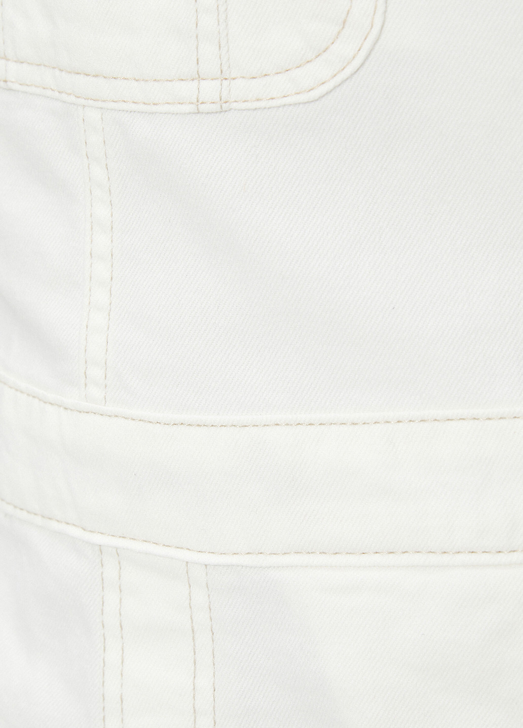Комбінезон KOTON комбінезон-шорти напис молочний джинсовий бавовна