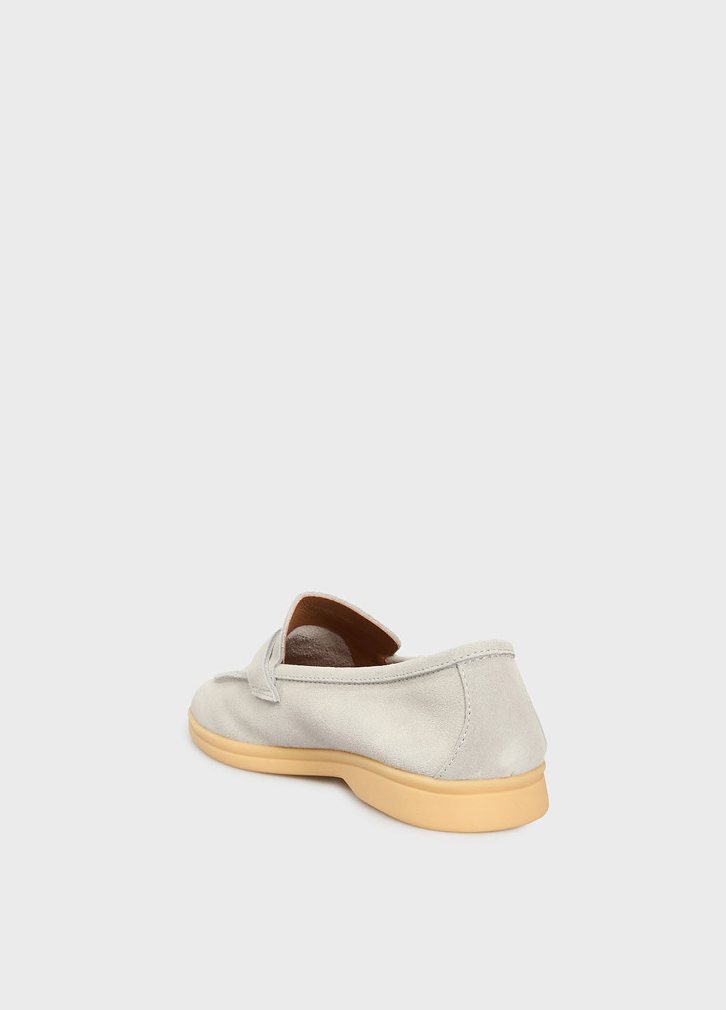 PRPY Туфли лоферы серо-бежевый з натуральная замша, китай — демисезон (347151141)