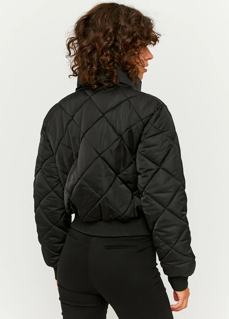 Черная демисезонная куртка Tally Weijl Formal Jackets - WOVEN PADDED JACKET