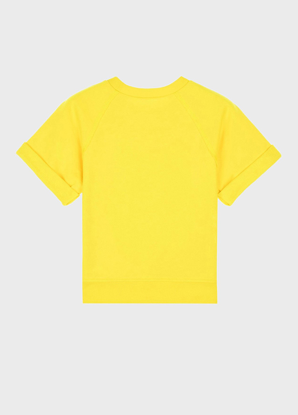 Желтая летняя футболка N°21